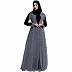 Double layered umbrella abaya