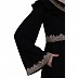 Designer Black umbrella abaya with Lace