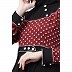 Designer polka dotted Umbrella abaya