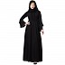 Designer Black Umbrella abaya with bell sleeves Designer Black Umbrella abaya with bell sleeves
