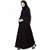 Designer Black Umbrella abaya with bell sleeves Designer Black Umbrella abaya with bell sleeves