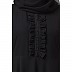 Designer Black Umbrella abaya with bell sleeves Designer Black Umbrella abaya with bell sleeves