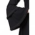 Designer Black Umbrella abaya with bell sleeves Designer Black Umbrella abaya with bell sleeves