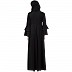 Designer Black Umbrella abaya with bell sleeves Designer Black Umbrella abaya with bell sleeves