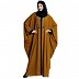 Front open kaftan with embroidery work- Mustard Front open kaftan with embroidery work- Mustard