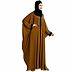 Front open kaftan with embroidery work- Mustard Front open kaftan with embroidery work- Mustard