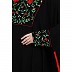 Indo classic Kaftan with embroidery work- Black