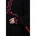 Classic Kaftan with embroidery work- Black