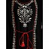 Layered abaya with embroidery work-Black Layered abaya with embroidery work-Black