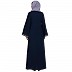 Firdaws Pintuck embroidery abaya- Teal