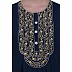 Firdaws Pintuck embroidery abaya- Teal