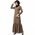 Designer Frilled abaya- Beige Designer Frilled abaya- Beige