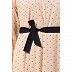 Polka dotted frilled abaya- Beige Polka dotted frilled abaya- Beige