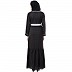 Polka dotted frilled dress- Black Polka dotted frilled dress- Black