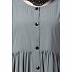 Front open abaya with pintucks- Grey Front open abaya with pintucks- Grey