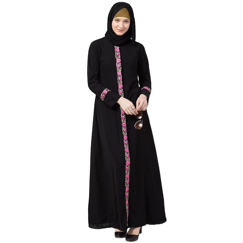 abaya designs front open