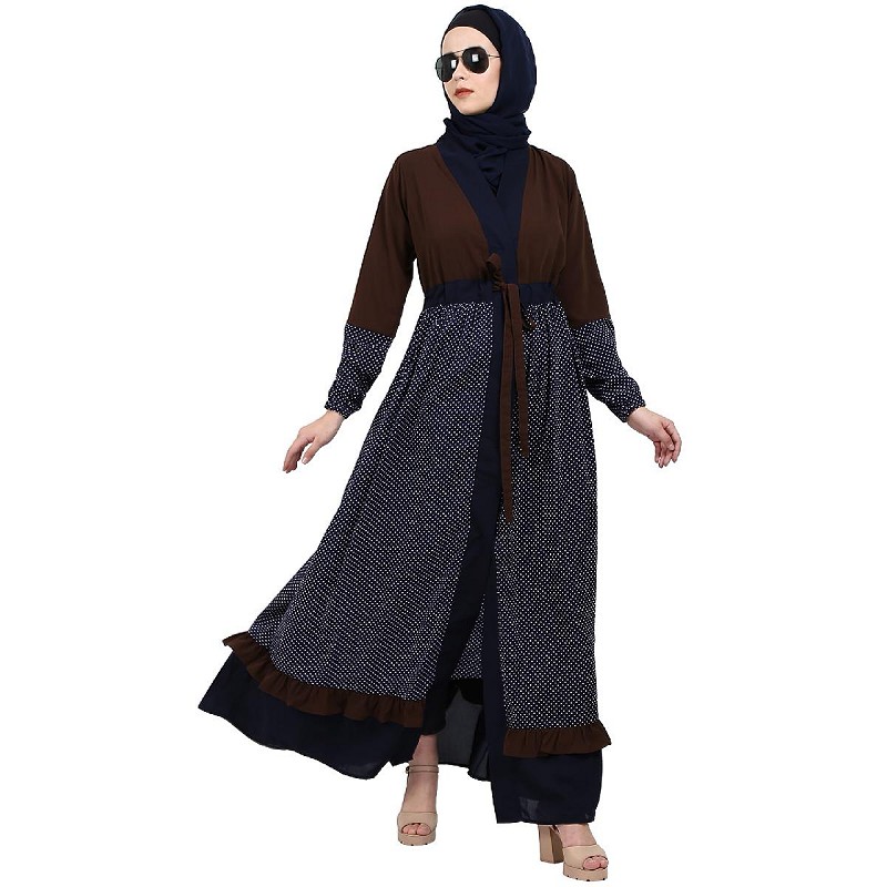 polka dot abaya