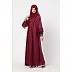 Stonework Umbrella abaya with matching Hijab- Maroon Stonework Umbrella abaya with matching Hijab- Maroon
