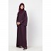 Stonework Umbrella abaya with matching Hijab- Purple Stonework Umbrella abaya with matching Hijab- Purple