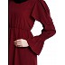 Designer modest tunic- Maroon Designer modest tunic- Maroon