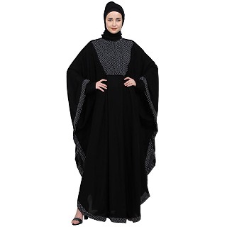 Indo classic Kaftan- Black