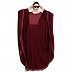 Indo Classic Kaftan- Maroon