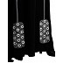 Loose fit abaya with embroidery work- Black Loose fit abaya with embroidery work- Black