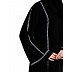 Loose fit abaya with embroidery work- Black Loose fit abaya with embroidery work- Black