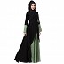 Polka dotted asymmetrical matching combo dress for mother and daughter- Green-black Polka dotted asymmetrical matching combo dress for mother and daughter- Green-black