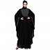 Indo Classic Mother and Daughter matching combo Kaftan-Black