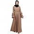 Umbrella abaya with bell sleeves- Khaki Umbrella abaya with bell sleeves- Khaki