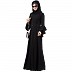 Umbrella abaya with bell sleeves- Black Umbrella abaya with bell sleeves- Black