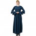 Umbrella abaya with bell sleeves- Teal Green Umbrella abaya with bell sleeves- Teal Green