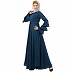 Umbrella abaya with bell sleeves- Teal Green Umbrella abaya with bell sleeves- Teal Green