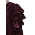 Designer velvet Bridal abaya- Maroon Designer velvet Bridal abaya- Maroon