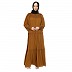 Party wear fashionable Dress -Mustard Brown