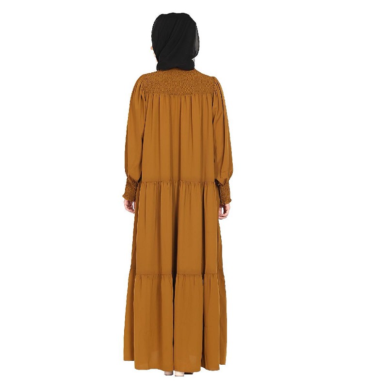 Abaya online Buy designer abaya with frill at