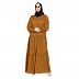 Party wear fashionable Dress -Mustard Brown