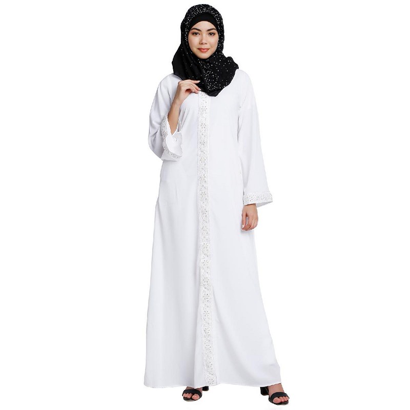 White abaya online sale