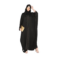Premium Dubai Nida Kaftan- Black Premium Dubai Nida Kaftan- Black
