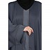 Premium Dubai Nida Kaftan- Grey