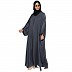 Premium Dubai Nida Kaftan- Grey