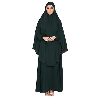 Jilbab online - Buy inner abaya with long khimar at shiddat.com