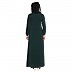 Premium inner abaya with elastic sleeves - Bottle Green