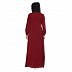 Premium inner abaya with elastic sleeves - Maroon