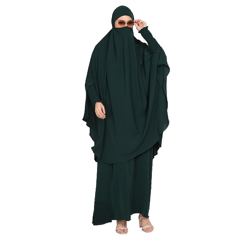 Jilbab online - Buy abaya with long khimar set at shiddat.com