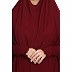 Premium Two Piece Maroon Jilbab combo in Cotton Lycra