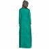 Abaya- Printed inner with Green Long Gown Abaya- Printed inner with Green Long Gown