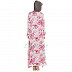 Abaya- Floral Printed Long Gown- Maxi Dresses Abaya- Floral Printed Long Gown- Maxi Dresses