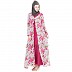 Abaya- Floral Printed Long Gown- Maxi Dresses Abaya- Floral Printed Long Gown- Maxi Dresses